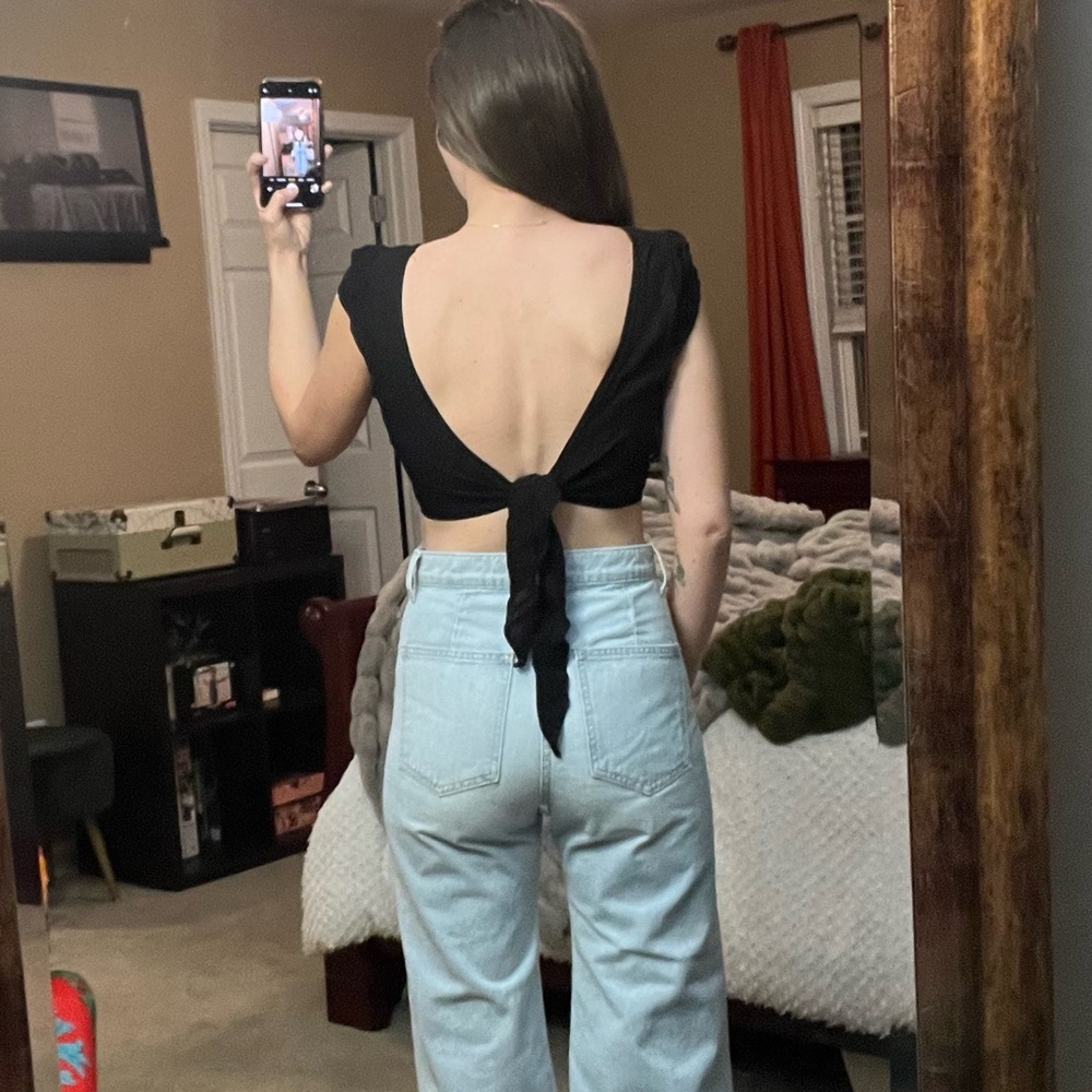 Urban Outfitters | Black | Wrap Top | Small